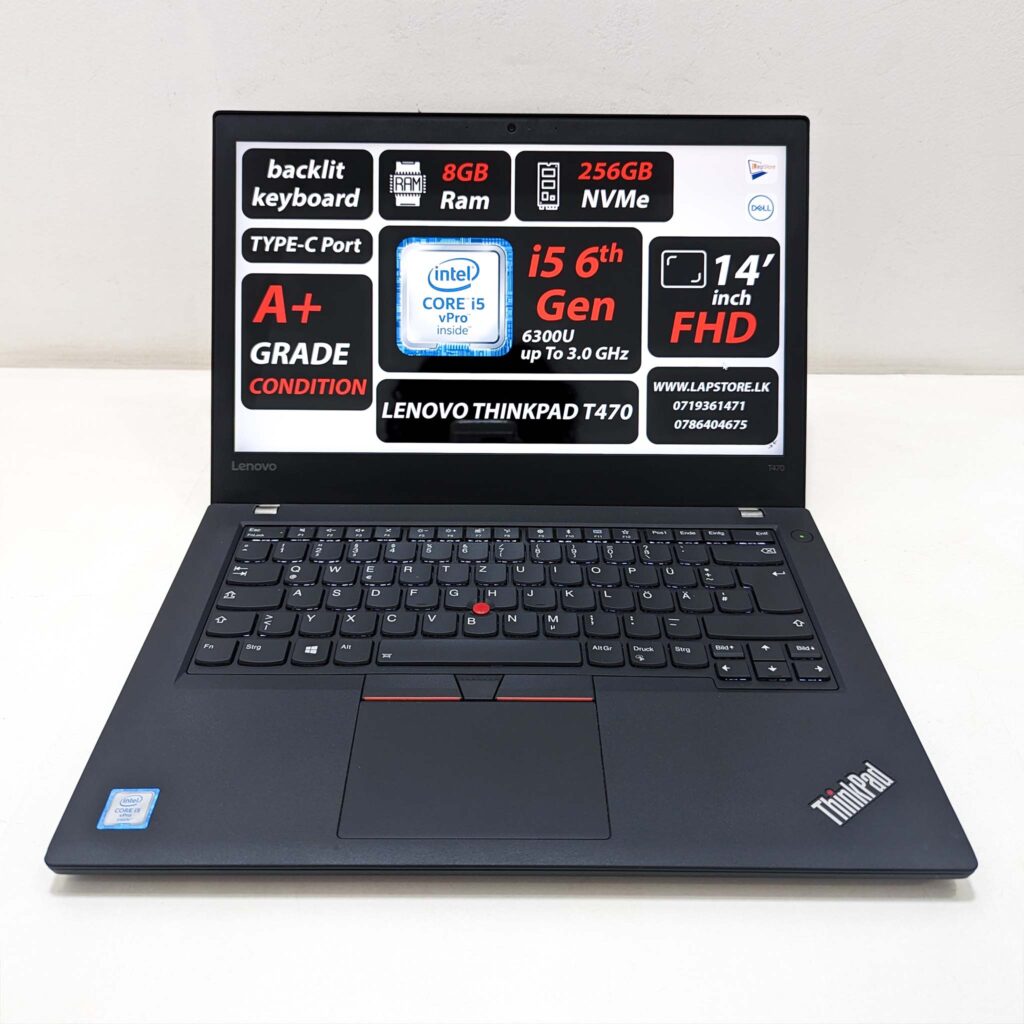 Lenovo Thinkpad T470 Core I5 6th Gen 8gb Ram 256gb Nvme Intel® Uhd Graphics Lapstorelk 7516