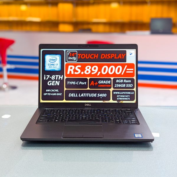 Dell Latitude 5400 | Intel Core i7-8th Gen | 8GB RAM | 256GB SSD | 14- Inch FHD Touch screen Display Laptop - Image 4