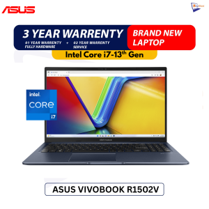 Brand New Asus VivoBook R1502V | Intel Core i7H-13th Gen | 16GB Ram | 512GB NVme SSD Laptop