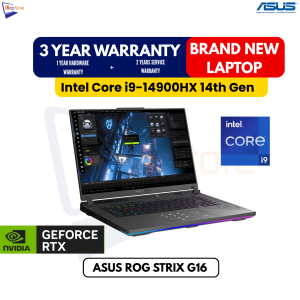 Brand New ASUS ROG Strix  | Intel Core i9-14900HX | 16GB DDR5 RAM | 1TB Nvme | 16" INCH 240Hz Display | RTX 4060  VGA Gaming Laptop ( PRE ODER )