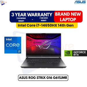 Brand New ASUS ROG Strix  | Intel® Core™ i7-14650HX | 16GB DDR5 RAM | 1TB Nvme | 16" INCH 240Hz Display | RTX 5060/8GB  VGA Gaming Laptop